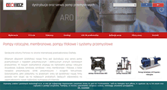 Desktop Screenshot of pompy-przemyslowe.pl