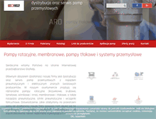 Tablet Screenshot of pompy-przemyslowe.pl